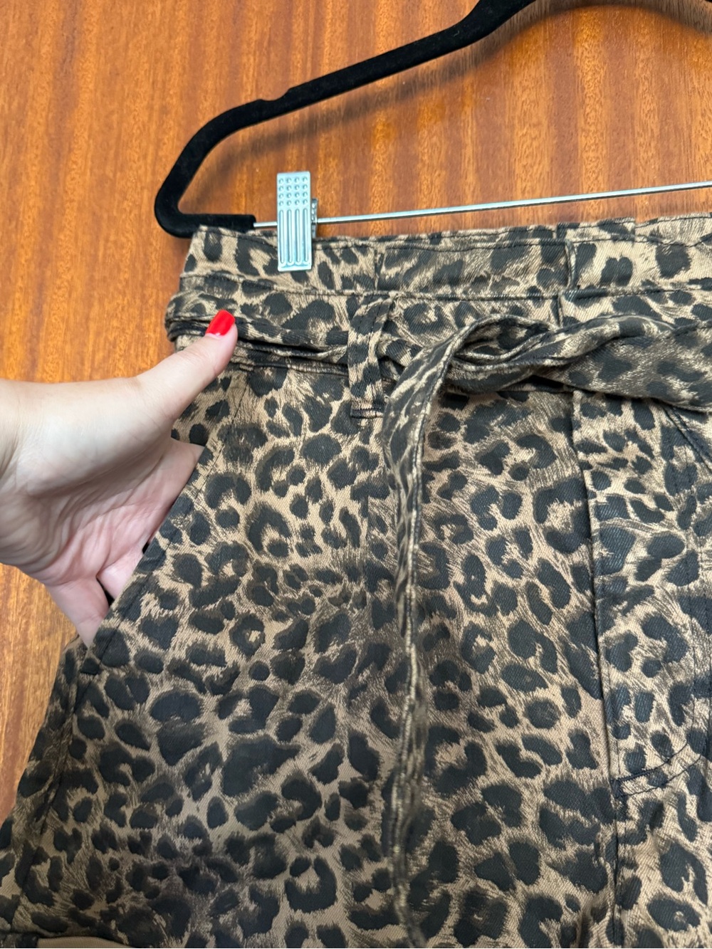 Express Leopard Shorts - Picture 2 of 5
